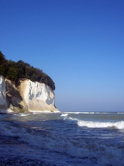 Kreidefelsen nahe den Hotels Sassnitz